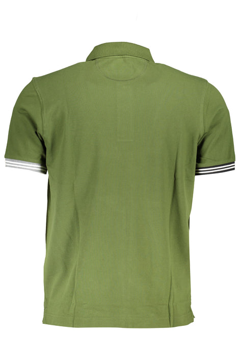 La Martina Mens Green Short Sleeved Polo Shirt