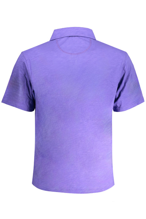 La Martina Purple Mens Short Sleeved Polo Shirt