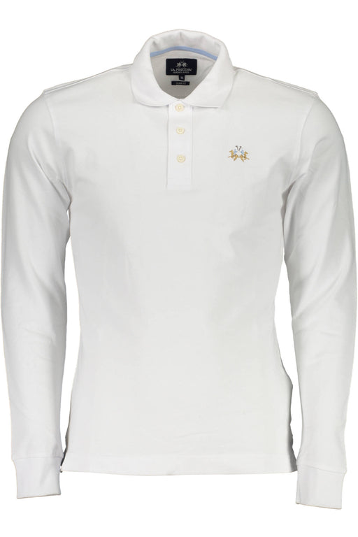 La Martina Polo Shirt Long Sleeves Man White