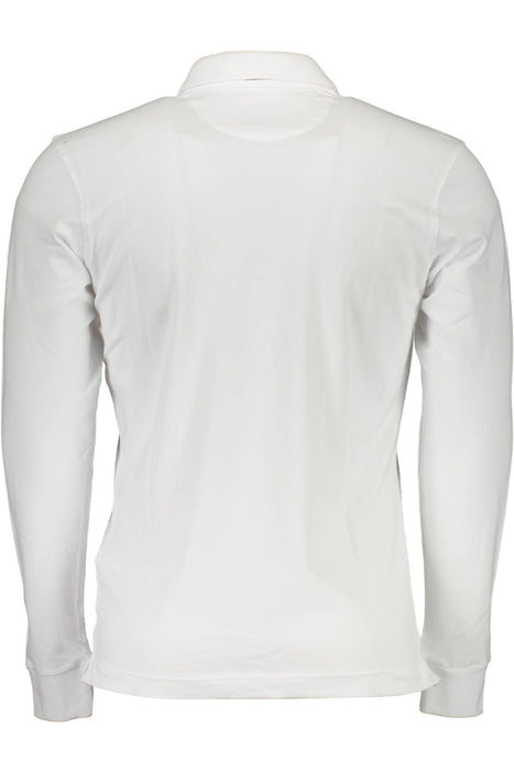 La Martina Mens White Long Sleeve Polo Shirt