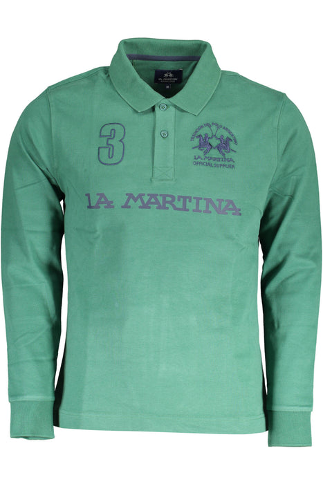 La Martina Polo Long Sleeve Man Green