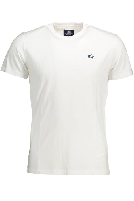 La Martina Mens White Short Sleeve T-Shirt