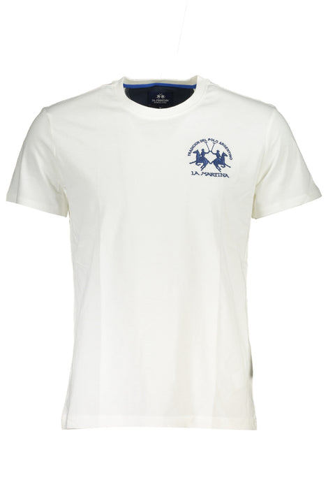 La Martina Mens Short Sleeve T-Shirt White