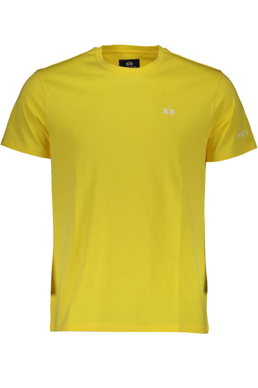 La Martina Yellow Mens Short Sleeve T-Shirt