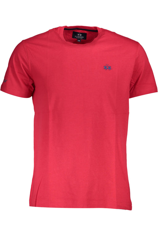 La Martina Red Man Short Sleeve T-Shirt