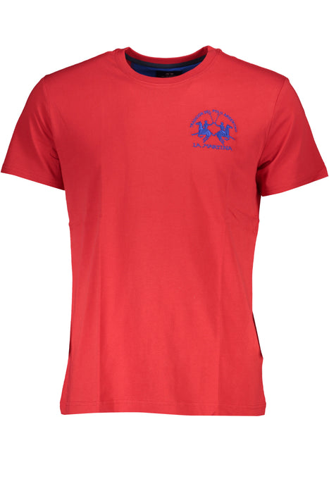 La Martina Mens Short Sleeve T-Shirt Red