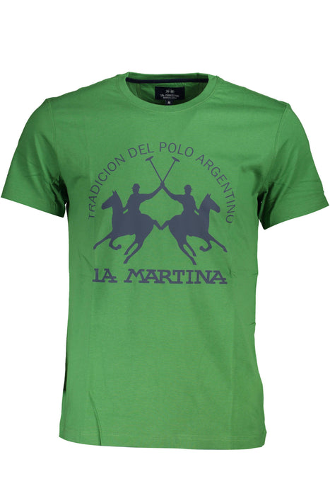 La Martina Mens Short Sleeve T-Shirt Green