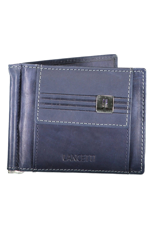 Lancetti Mens Wallet Blue