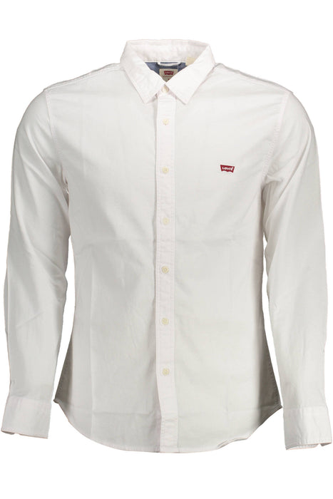 Levis Mens White Long Sleeve Shirt