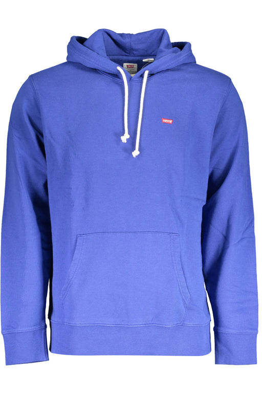 Levis Man Blue Sweatshirt Without Zip