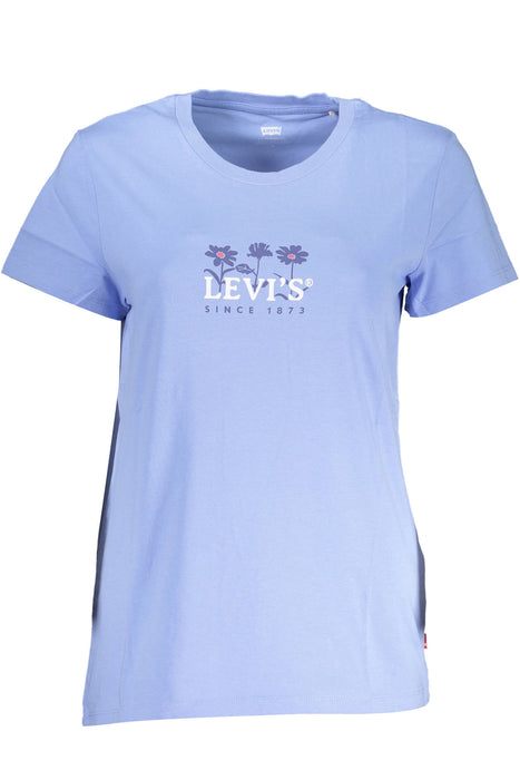 Levis Light Blue Womens Short Sleeve T-Shirt