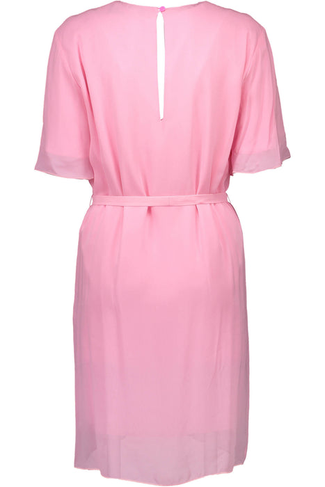 Love Moschino Short Dress Pink Woman