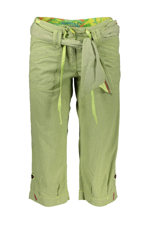 Murphy&Nye Womens Green Bermuda Pants