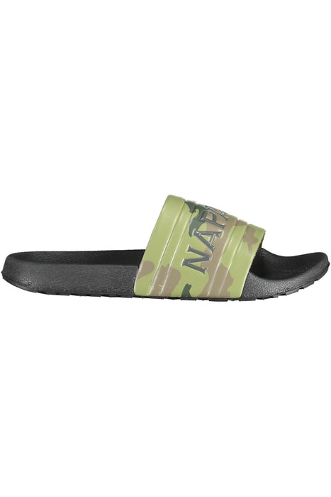 Napapijri Mens Green Slippers