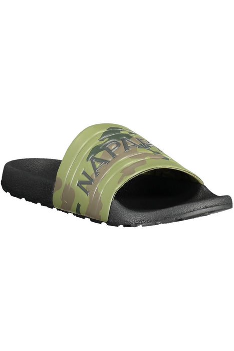 Napapijri Mens Green Slippers