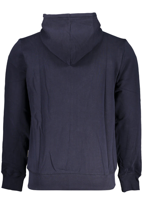 Napapijri Mens Blue Zip Sweatshirt