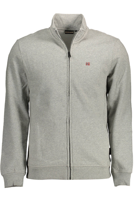 Napapijri Sweatshirt With Zip Man Gray