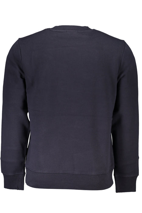 Napapijri Mens Blue Zipless Sweatshirt