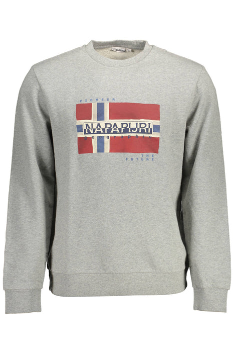 Napapijri Sweatshirt Without Zip Man Gray