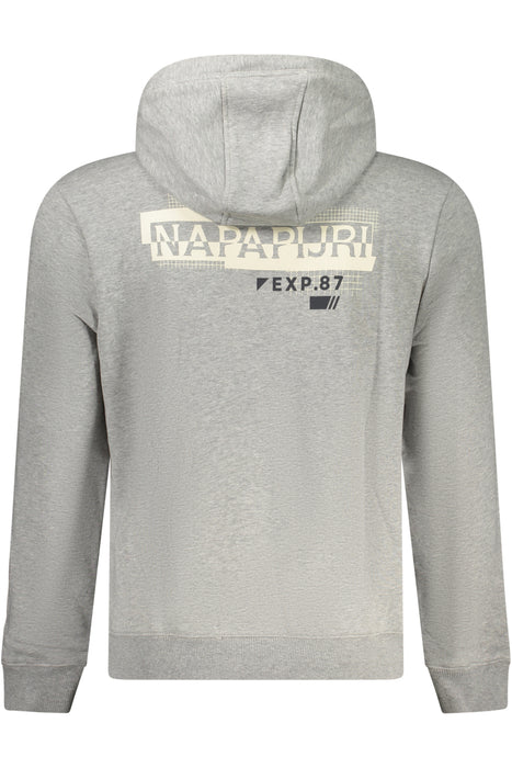 Napapijri Mens Zip-Free Sweatshirt Grey