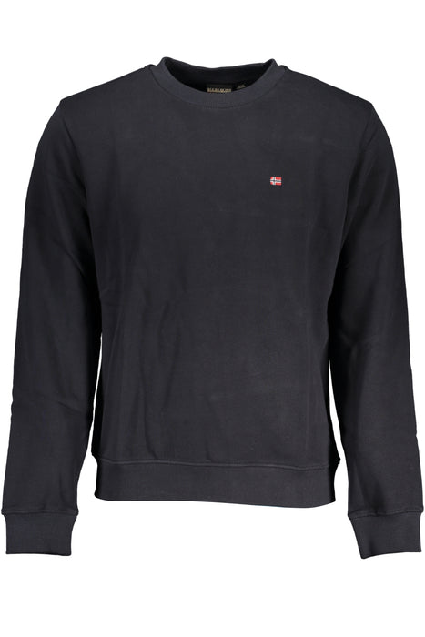 Napapijri Mens Black Zipless Sweatshirt