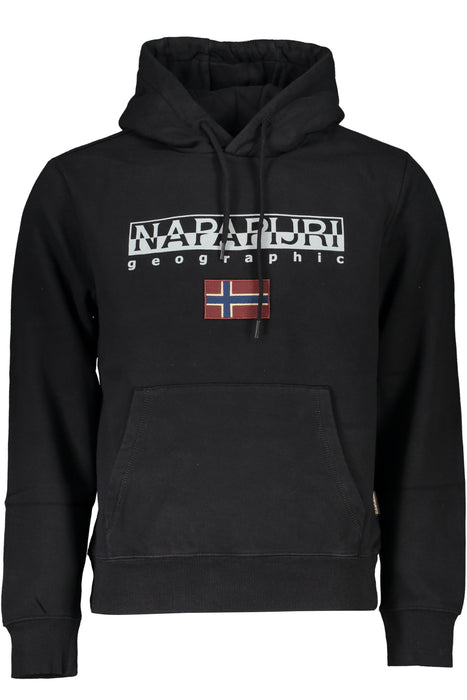 Napapijri Mens Black Zipless Sweatshirt