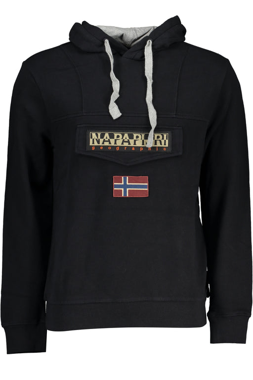 Napapijri Mens Black Zipless Sweatshirt