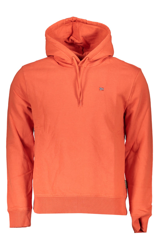 Napapijri Mens Red Zip-Out Sweatshirt