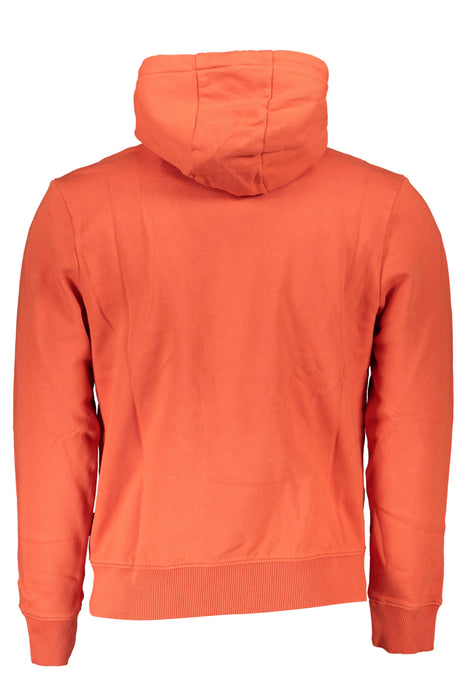 Napapijri Mens Red Zip-Out Sweatshirt