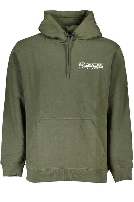 Napapijri Green Mens Zipless Sweatshirt