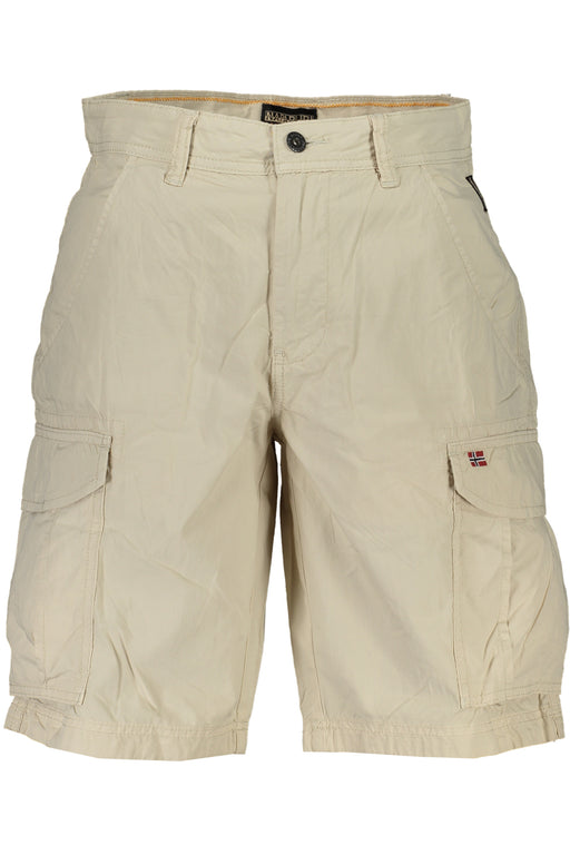 Napapijri Mens Beige Bermuda Pants