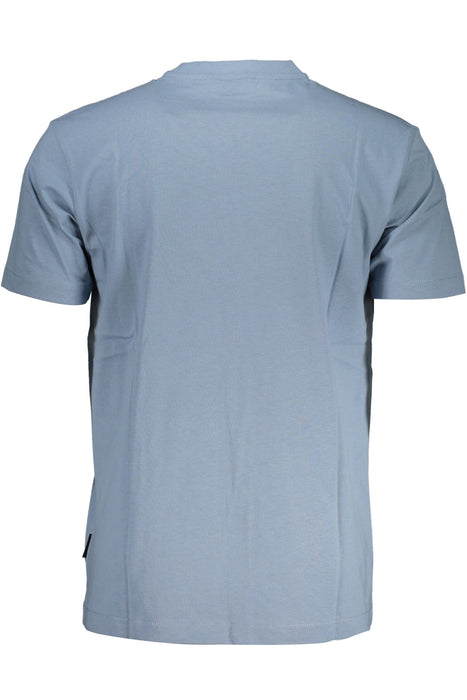 Napapijri Light Blue Man Short Sleeve T-Shirt