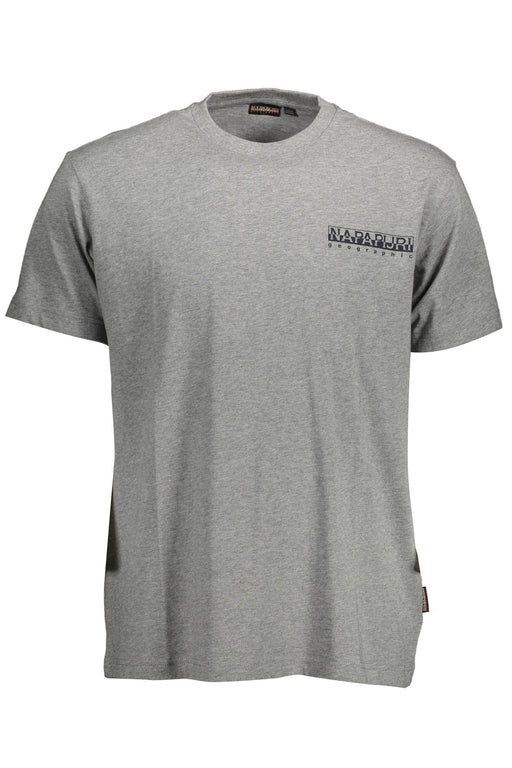 Napapijri Mens Short Sleeve T-Shirt Gray