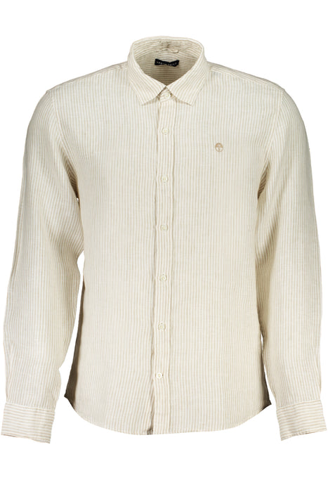 North Sails Mens Long Sleeve Shirt Beige