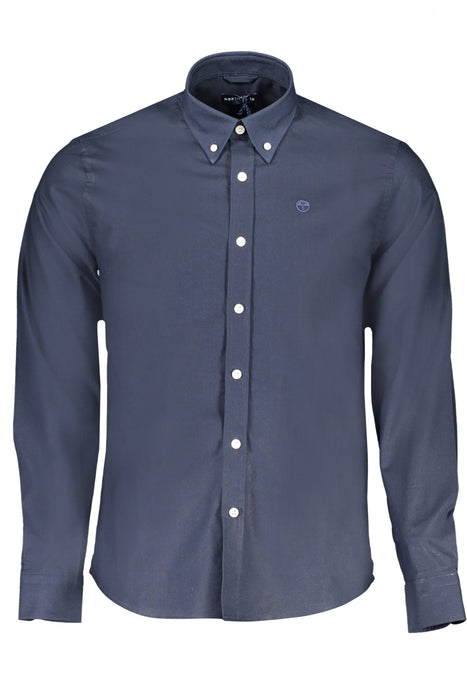 North Sails Mens Long Sleeve Shirt Blue