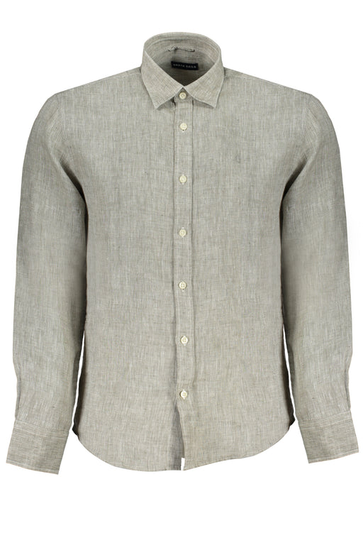 North Sails Mens Long Sleeve Shirt Gray