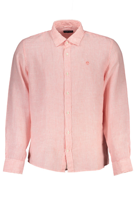 North Sails Mens Long Sleeve Shirt Pink