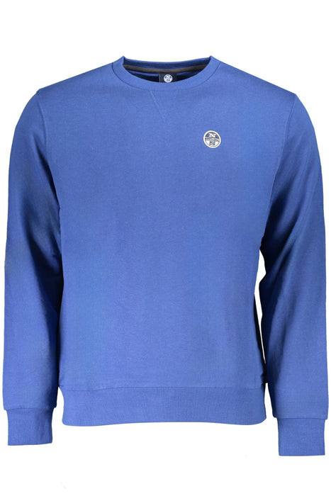 North Sails Mens Zip-Up Sweatshirt Blue