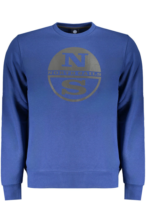 North Sails Mens Zip-Up Sweatshirt Blue