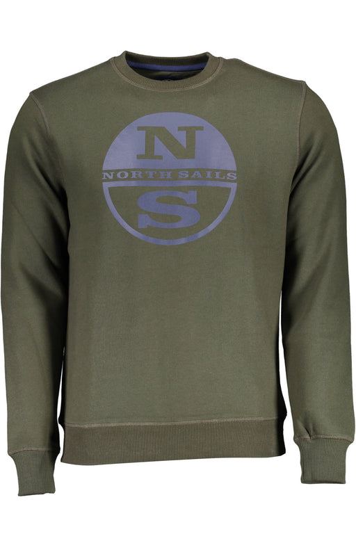 North Sails Green Mens Zipless Sweatshirt