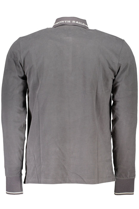 North Sails Ανδρικό Long Sleeved Polo Shirt Gray | Αγοράστε North Online - B2Brands | Μοντέρνο, Ποιοτικό - Καλύτερες Προσφορές