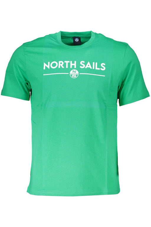 North Sails Green Mens Short Sleeved T-Shirt