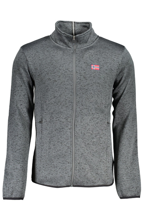 Norway 1963 Mens Gray Zip Sweatshirt