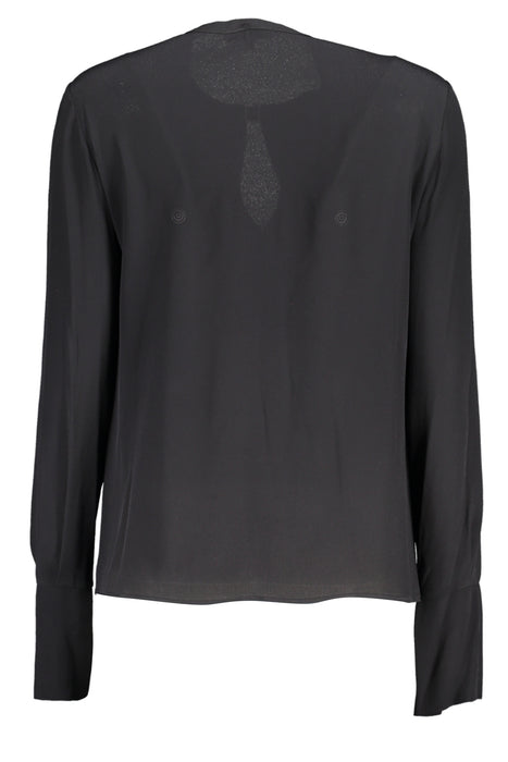 Patrizia Pepe Womens Long Sleeve Shirt Black