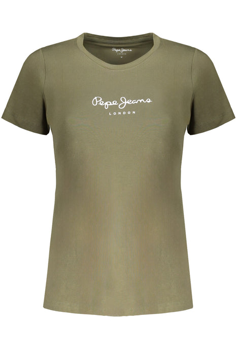 Pepe Jeans Short Sleeve T-Shirt Women Green