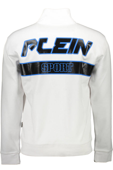 Plein Sport Sweatshirt With Zip Man Λευκό | Αγοράστε Plein Online - B2Brands | Μοντέρνο, Ποιοτικό - Καλύτερες Προσφορές