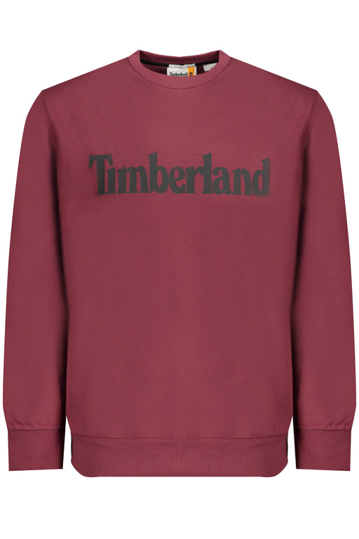 Timberland Red Mens Zip-Up Sweatshirt