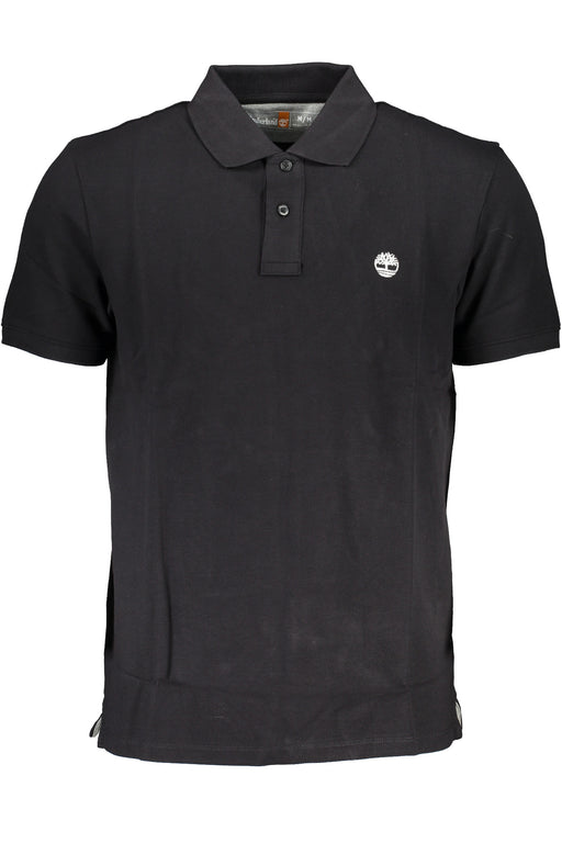 Timberland Mens Black Short Sleeved Polo Shirt