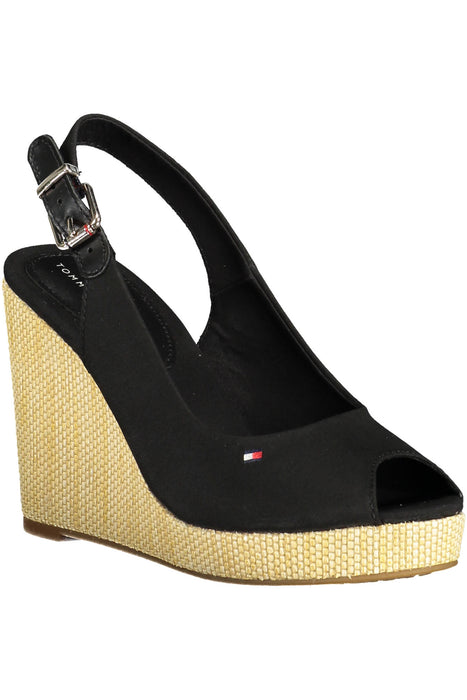 Tommy Hilfiger Black Woman Sandal Shoes