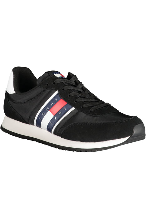 Tommy Hilfiger Black Mens Sports Shoes